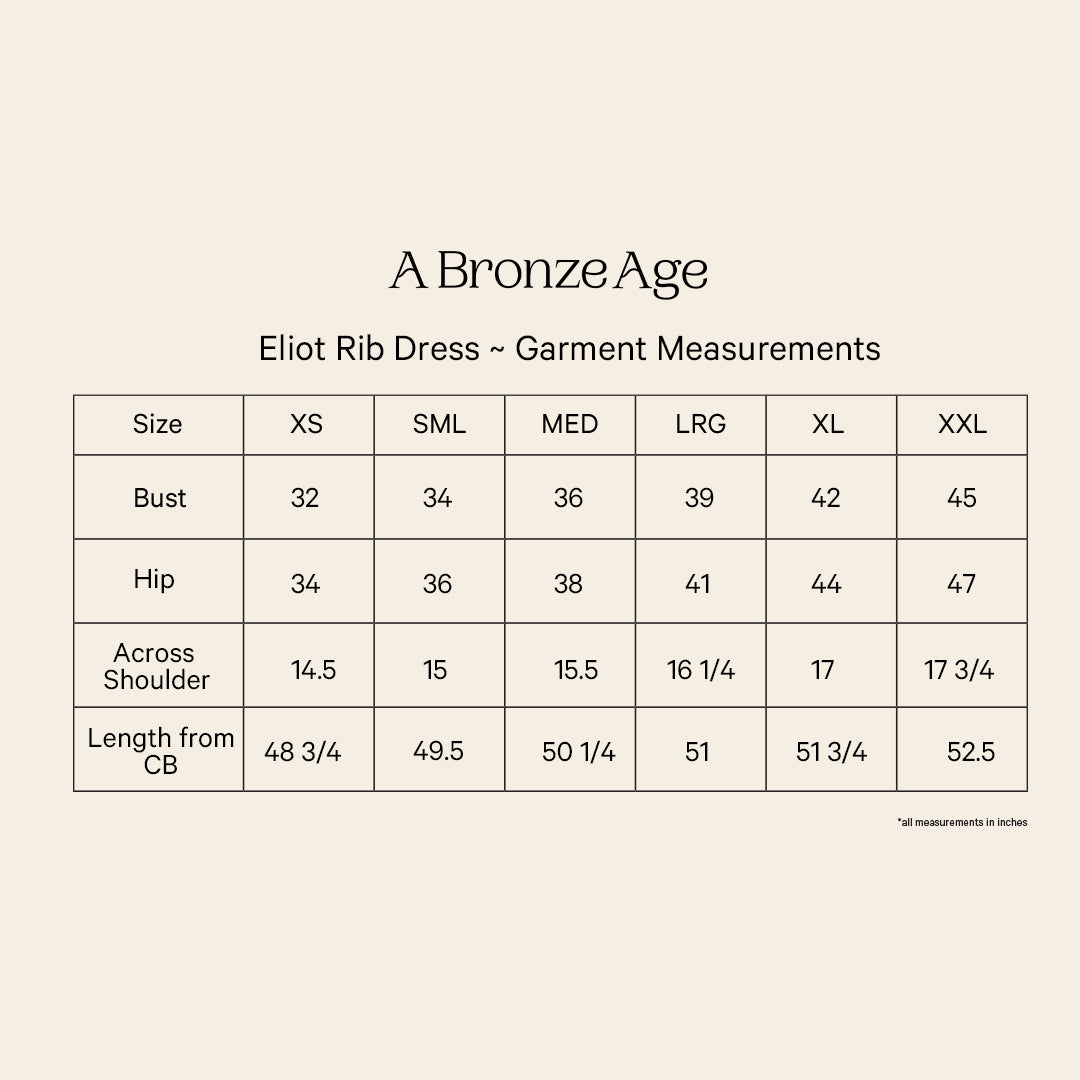 Fit and measurements