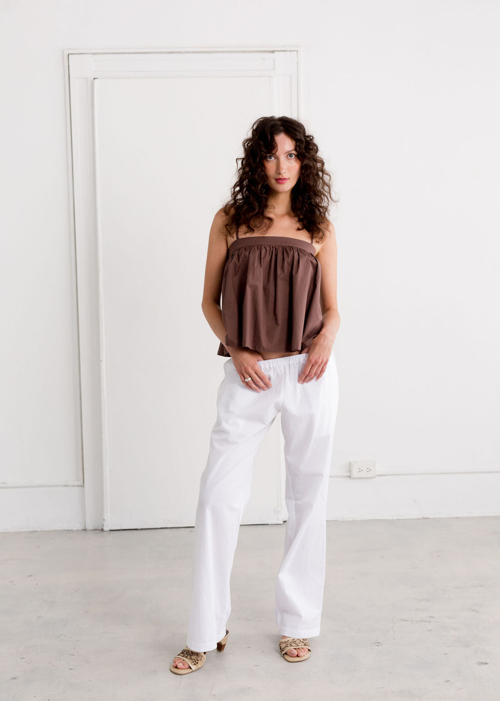 A Bronze Age Essie Tank, Relaxed Fit Babydoll Tank | Made in Canada-Tops-abronzeage.com