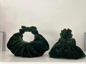 A Bronze Age Halo Mini Satin Bag, Scrunchie Evening Purse, Canada-Handbags-abronzeage.com
