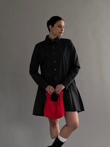 A Bronze Age Faye Dress - Button-Up Dropped Waist Dress - Handcrafted in Vancouver, Canada-Dresses-abronzeage.com