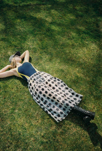 A Bronze Age Deadstock Field Skirt, Elastic Waist with Pockets | Handcrafted in Vancouver Canada-Skirts-abronzeage.com