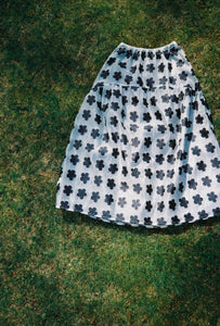 A Bronze Age Deadstock Field Skirt, Elastic Waist with Pockets | Handcrafted in Vancouver Canada-Skirts-abronzeage.com