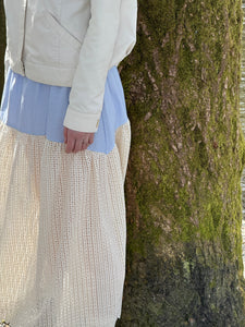 A Bronze Age Deadstock Field Skirt, Elastic Waist with Pockets | Handcrafted in Vancouver Canada-Skirts-abronzeage.com