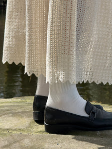 A Bronze Age Deadstock Field Skirt, Elastic Waist with Pockets | Handcrafted in Vancouver Canada-Skirts-abronzeage.com