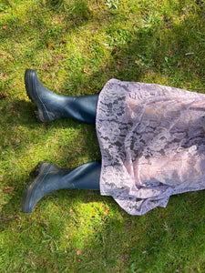 A Bronze Age Deadstock Field Skirt, Elastic Waist with Pockets | Handcrafted in Vancouver Canada-Skirts-abronzeage.com
