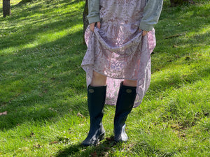 A Bronze Age Deadstock Field Skirt, Elastic Waist with Pockets | Handcrafted in Vancouver Canada-Skirts-abronzeage.com