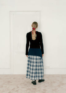 A Bronze Age Field Skirt, Midi Skirt Elastic Waist, Canada-Skirts-abronzeage.com