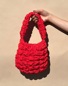 A Bronze Age Fiona Bag, Quilted Stretch Purse-Handbags-Ketchup-abronzeage.com