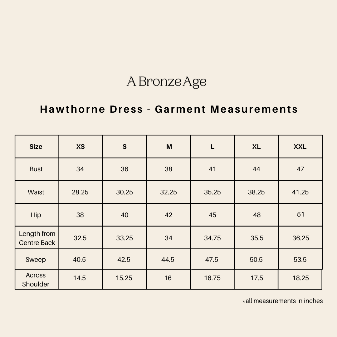 Fit and measurements