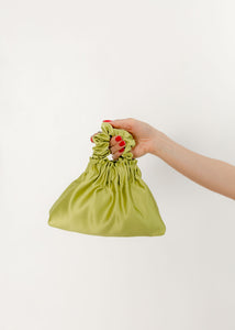 A Bronze Age Halo Mini Satin Bag, Scrunchie Evening Purse, Canada-Handbags-Citrus-abronzeage.com