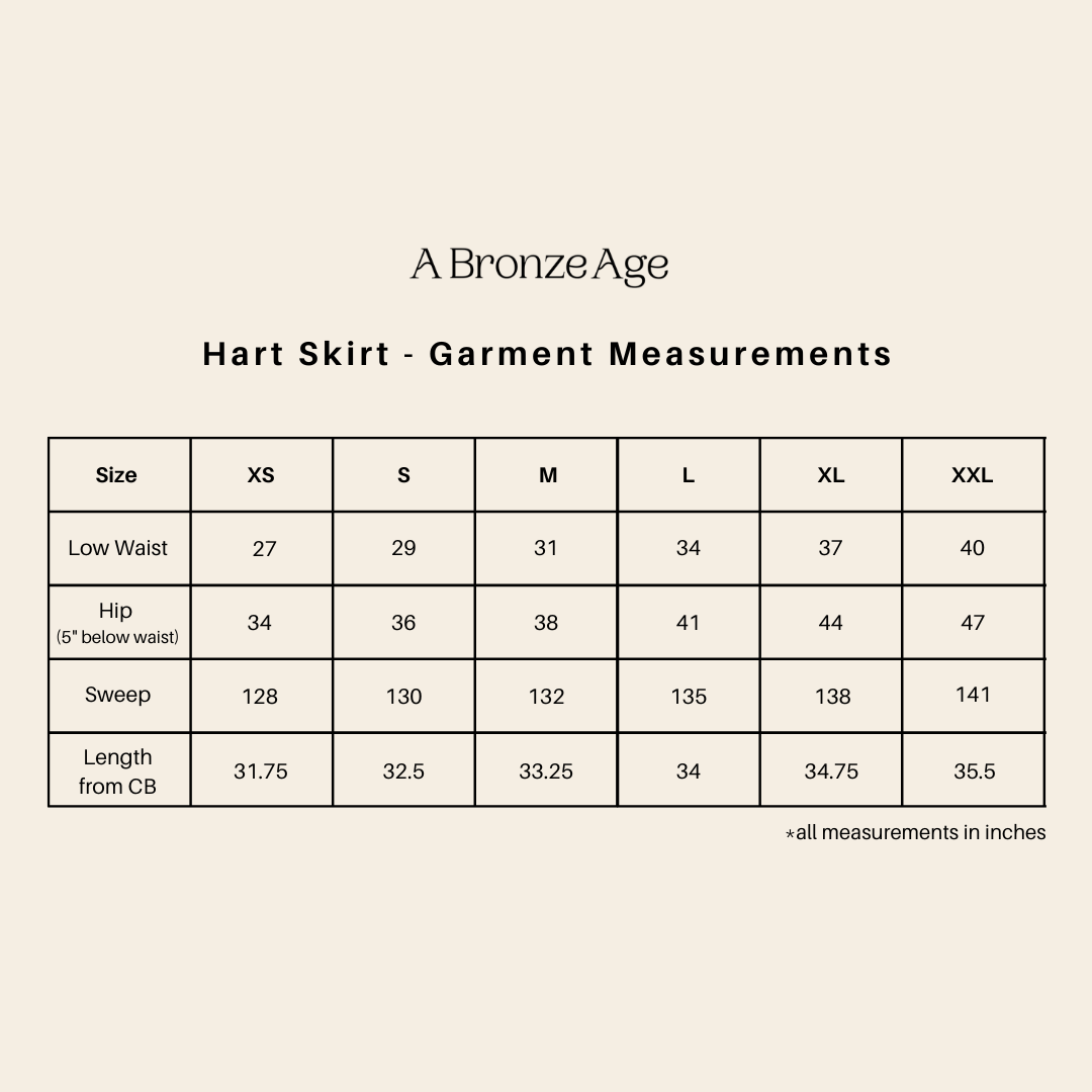 Fit and measurements