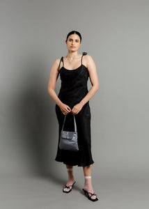 A Bronze Age Heartbreak Slip Dress, Midi Open Back, Canada-Dresses-abronzeage.com