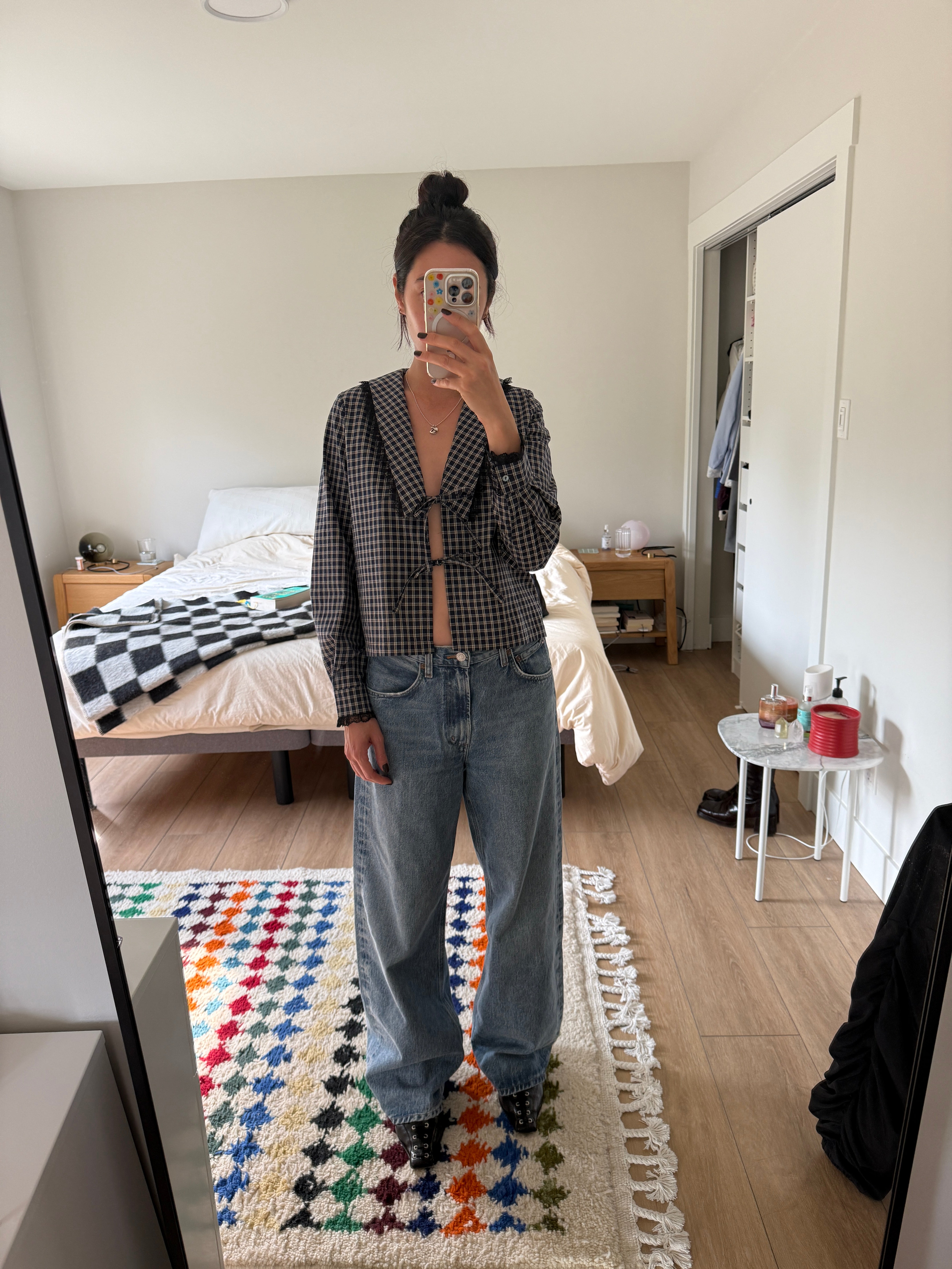 -Tops-Carter Plaid-XS-abronzeage.com