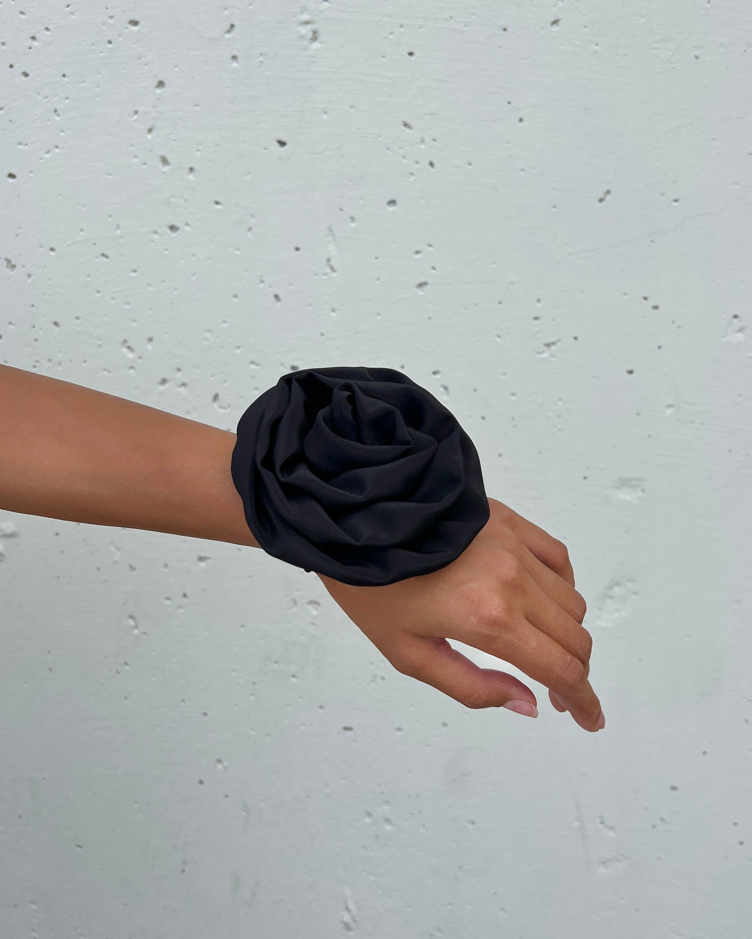 A Bronze Age Libra Rosette Scrunchie, Silk Hair Accessory | Made in Canada-Hair-abronzeage.com