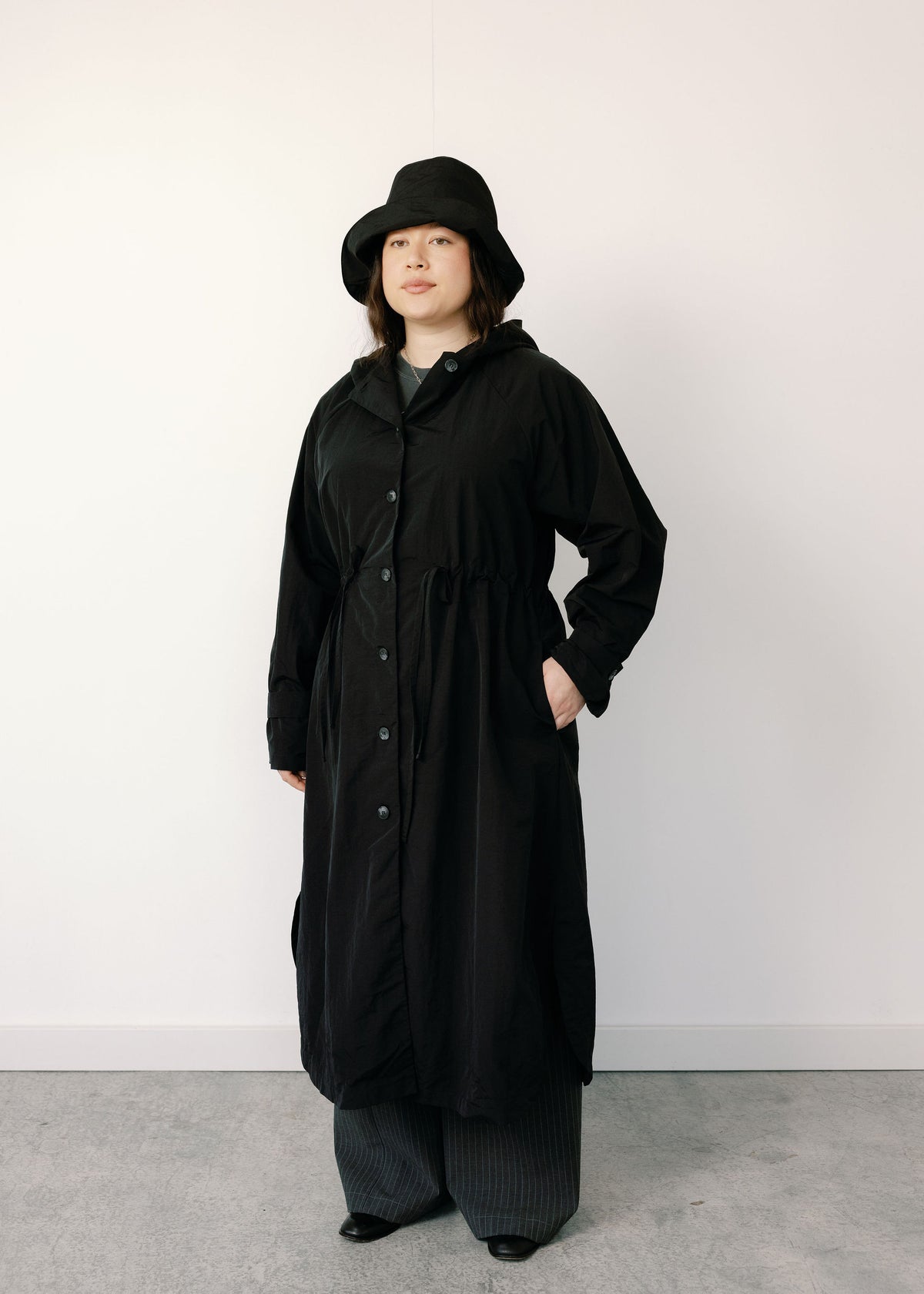 A Bronze Age Lenny Trench, Water Resistant Nylon Trench Coat | Made in Canada-Jackets and Vests-abronzeage.com