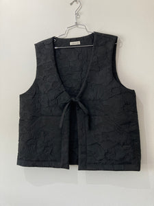 A Bronze Age Dylan Insulated V-Neck Vest, Cotton Vest with Pockets, Canada-Jackets and Vests-abronzeage.com