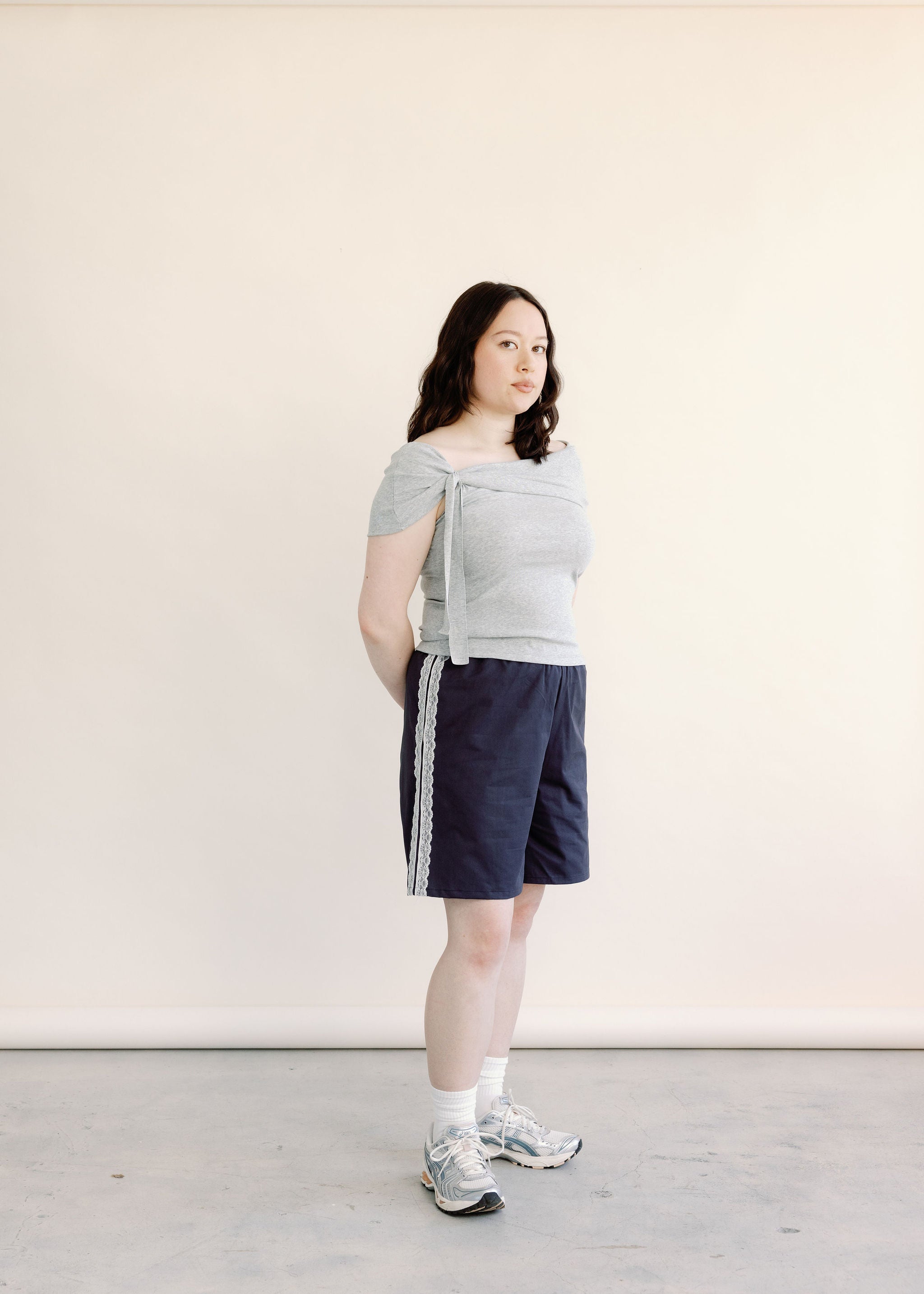 Celine Off-the-Shoulder Removable Tie Top | Made in Canada