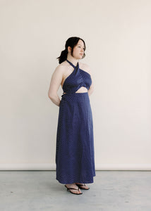 A Bronze Age Naya Dress, Midi Length Halter Tie