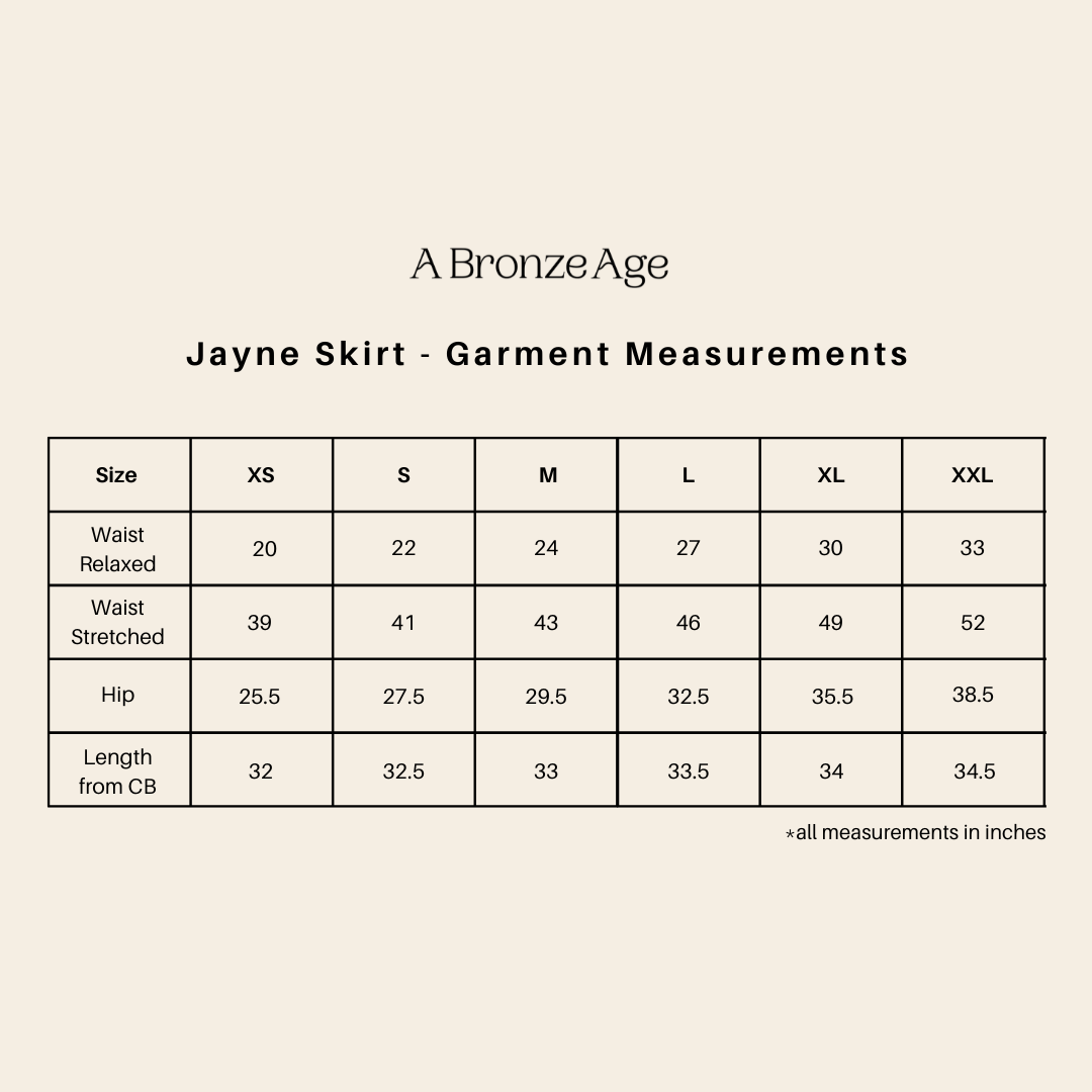 Fit and measurements