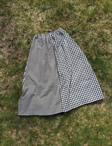 A Bronze Age Deadstock Jayne Skirt, Elastic Waistband with Pockets | Handcrafted in Vancouver Canada-Skirts-abronzeage.com