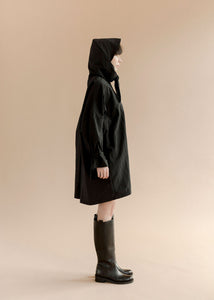 A Bronze Age Judy Rain Jacket, Oversized Hooded Raincoat, Canada-Jackets and Vests-abronzeage.com