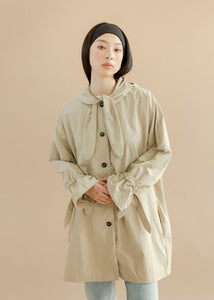 A Bronze Age Judy Rain Jacket, Oversized Hooded Raincoat, Canada-Jackets and Vests-abronzeage.com