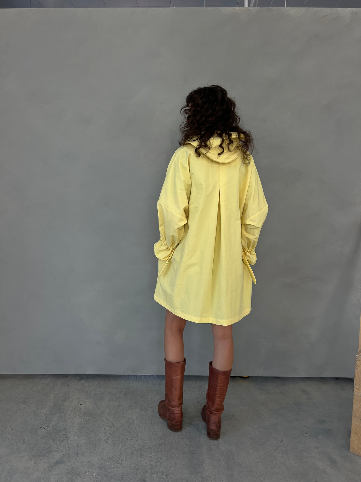 A Bronze Age Judy Rain Jacket, Oversized Hooded Raincoat, Canada-Jackets and Vests-abronzeage.com