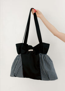 A Bronze Age Jumbo Tote, Classic Double Strap Tote Bag | Made in Canada-Accessory-Carter Plaid-abronzeage.com