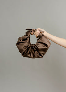 A Bronze Age Kiku Satin Croissant Bag, Evening Bag, Canada-Handbags-Root-abronzeage.com