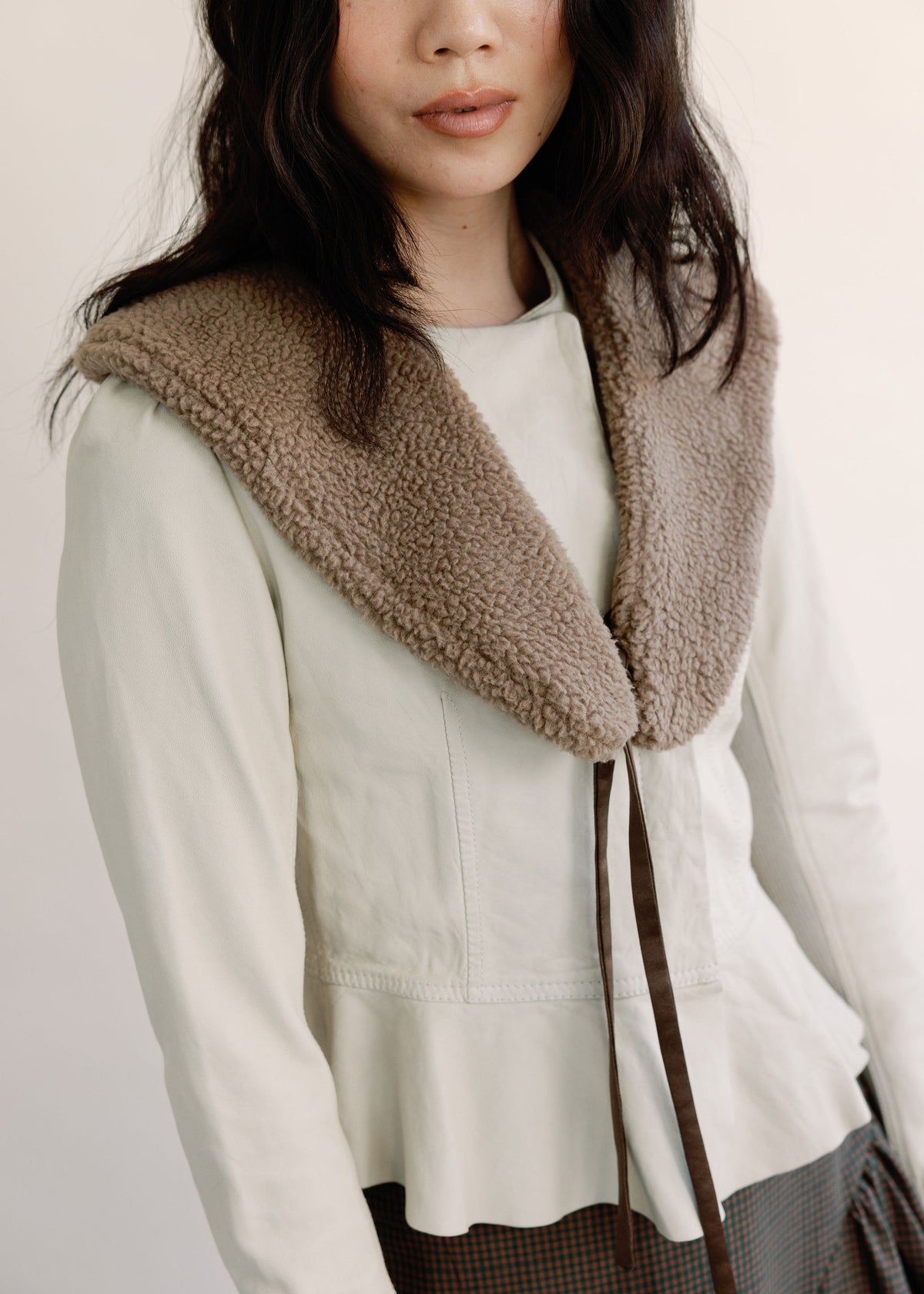 -Scarves-Taupe Fleece-abronzeage.com