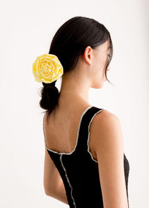 A Bronze Age Libra Rosette Scrunchie, Silk Hair Accessory | Made in Canada-Hair-abronzeage.com