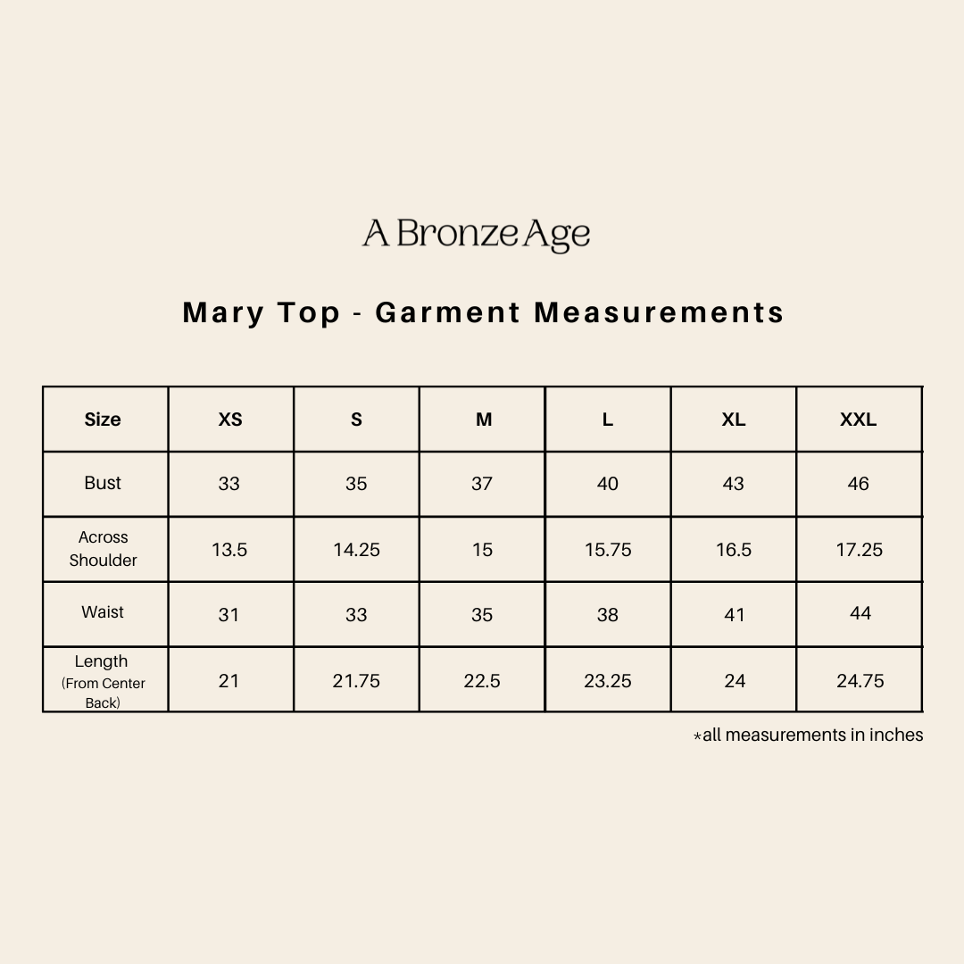 Fit and measurements