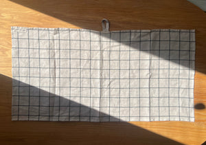 A Bronze Age Madelaine Tea Towel Classic Kitchen Linen Hanging Loop | Handcrafted in Vancouver Canada-Accessory-abronzeage.com
