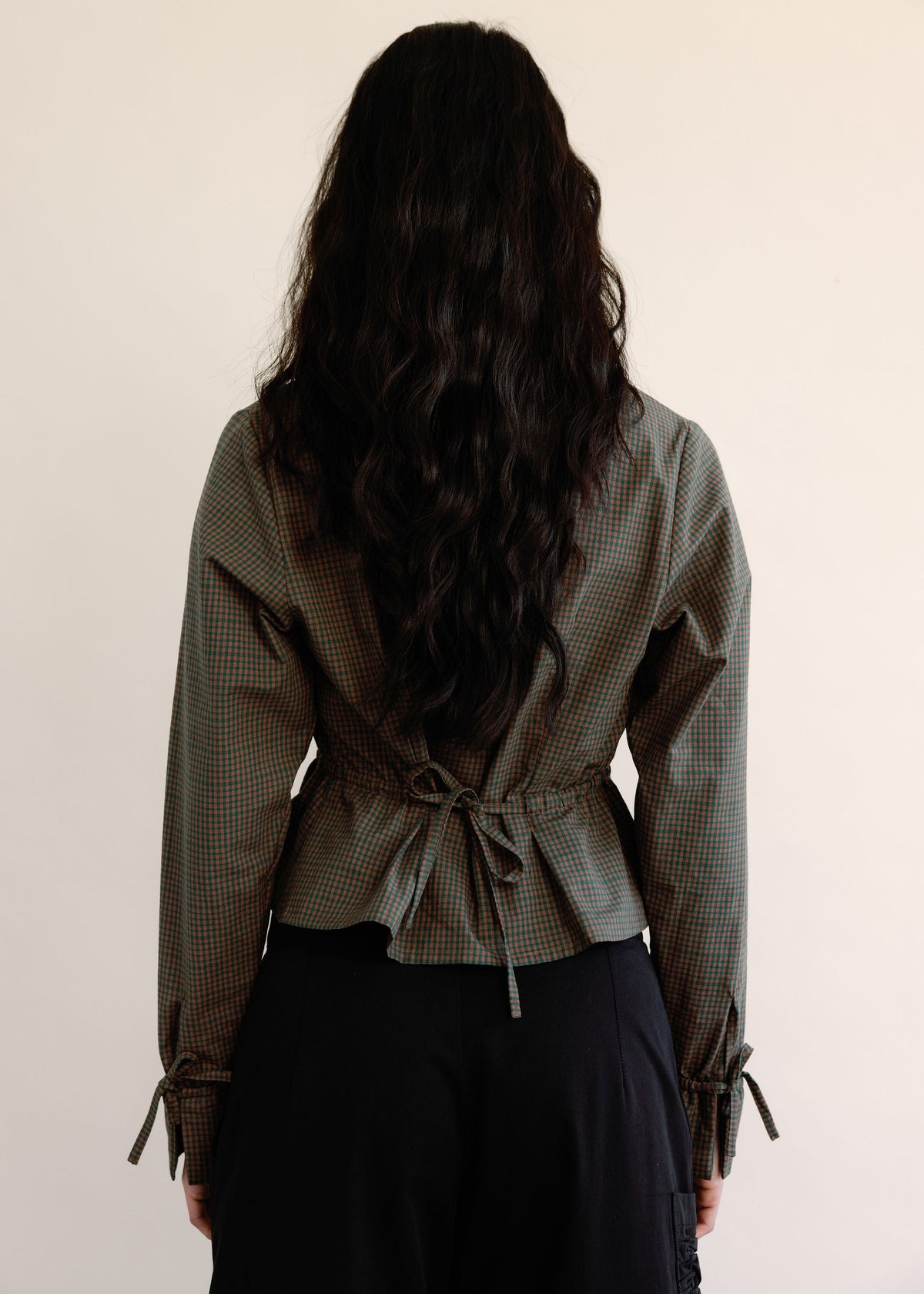 Marilyn Top | Cropped Button Down Shirt, Made in Canada | A Bronze Age-Tops-abronzeage.com