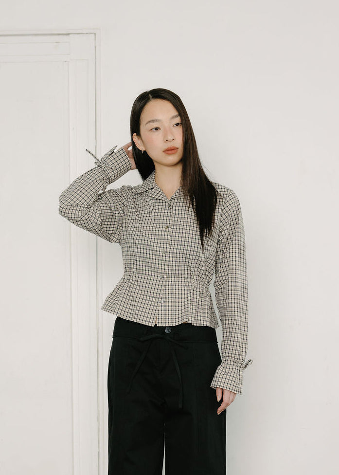 -Tops-Sandy Plaid-XS-abronzeage.com