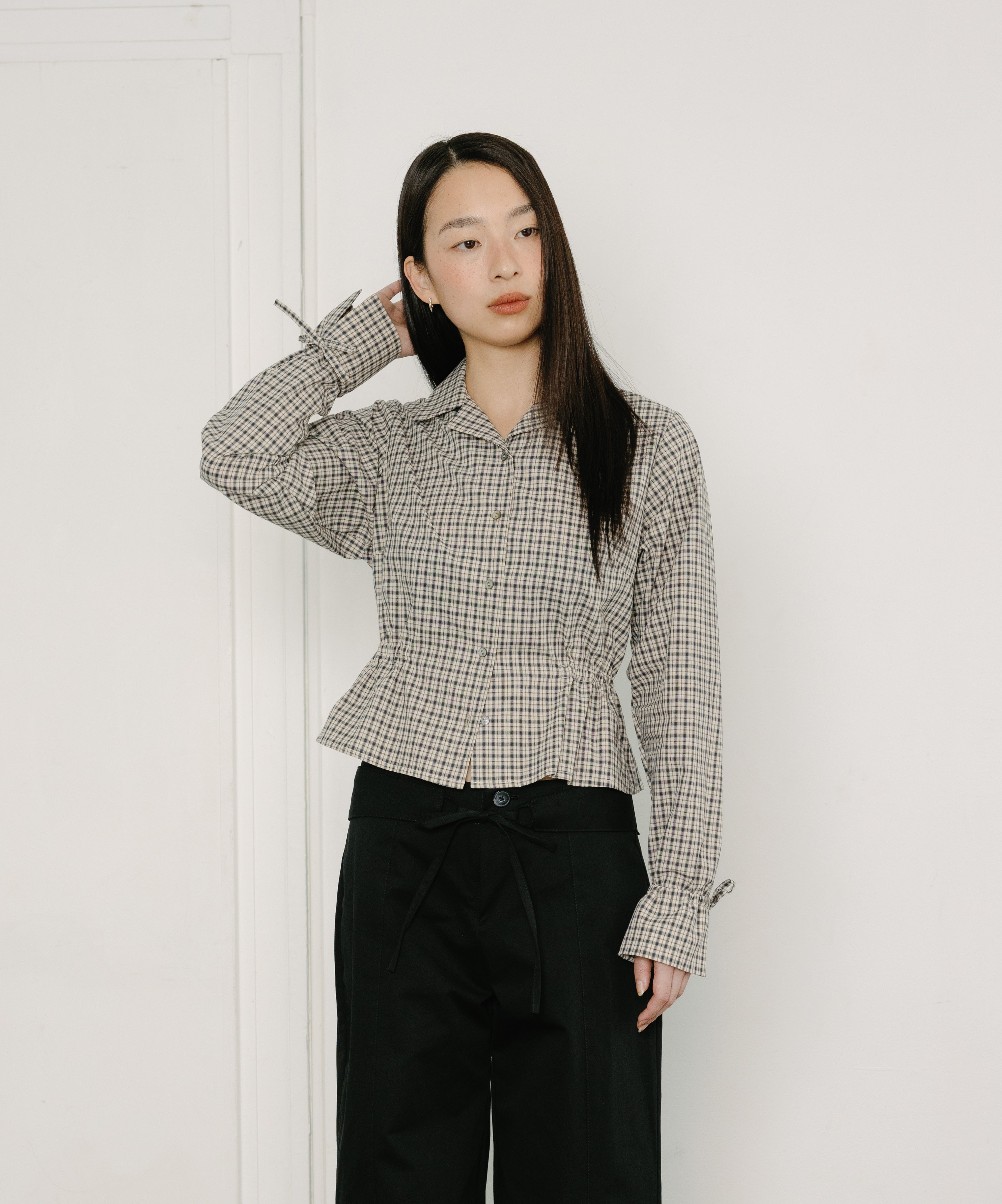 -Tops-Sandy Plaid-XS-abronzeage.com