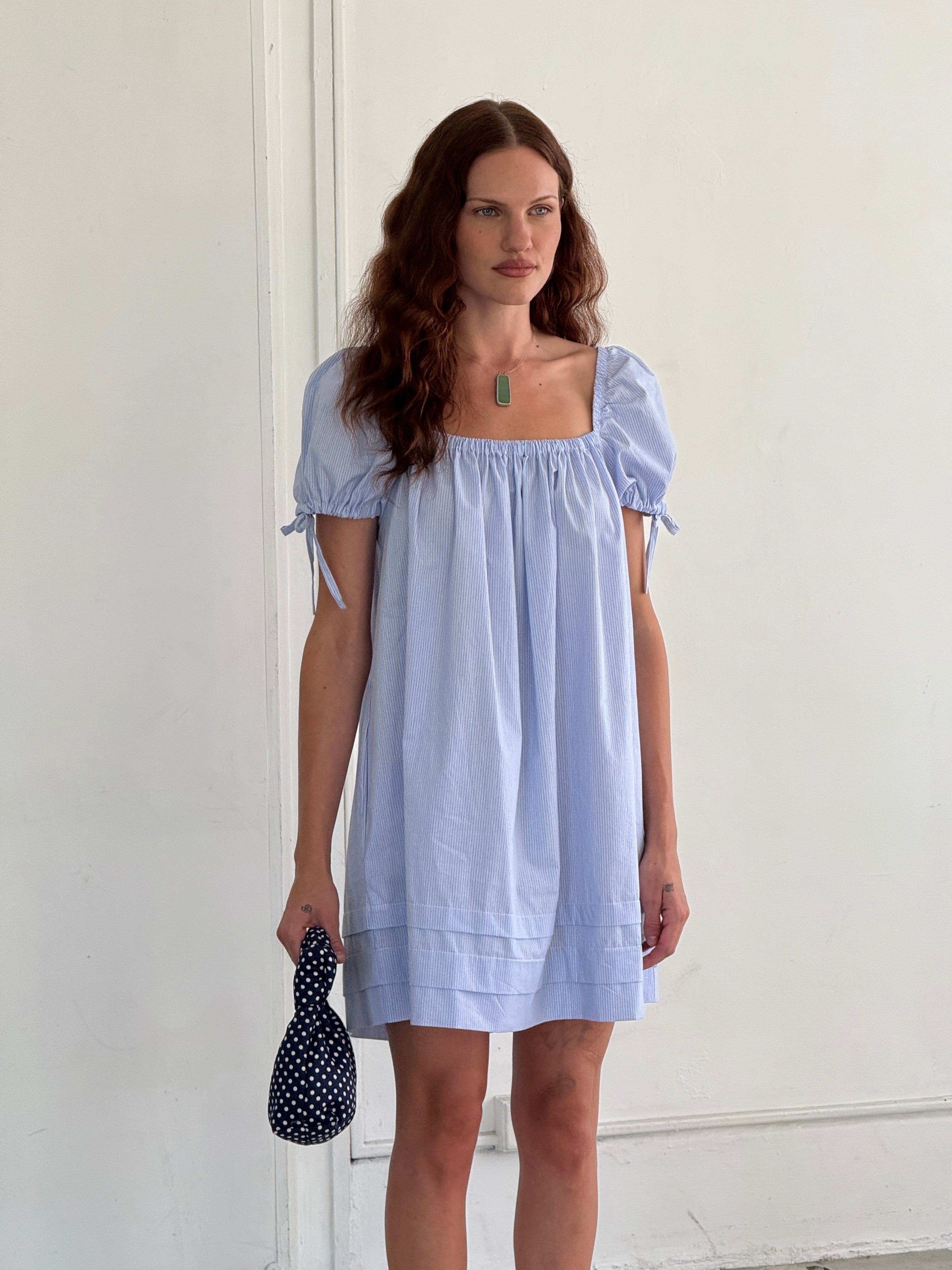 Mazzy Square Neck Babydoll Dress - Ready To Ship-Dresses-abronzeage.com