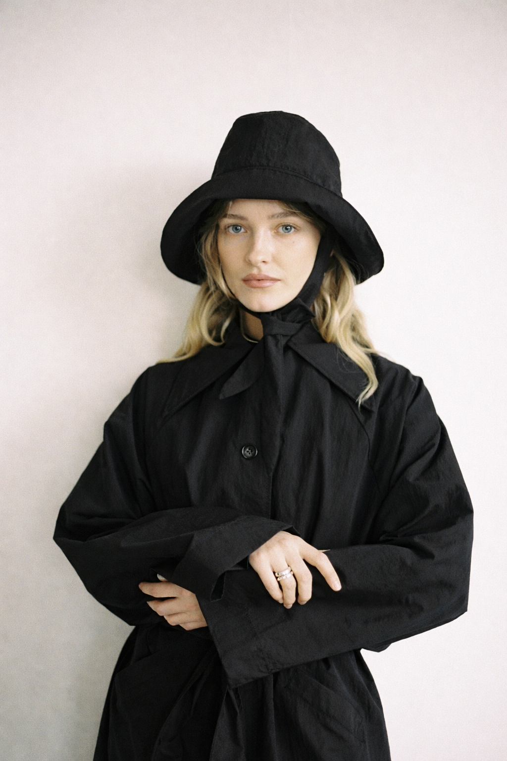 A Bronze Age Milo Bucket Rain Hat, Water Resistant | Made in Canada-Hat-Black Nylon-SML/MED-abronzeage.com