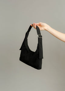 Black shoulder strap purse best sale