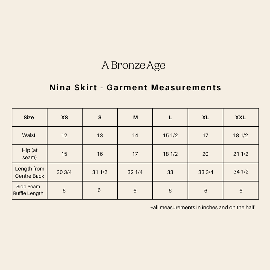 Fit and measurements