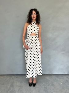 A Bronze Age Naya Dress, Midi Length Halter Tie | Made in Canada A Bronze Age Naya Dress, Midi Length Halter Tie | Made in Canada