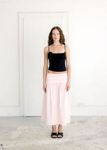 Nina Ruched Waist Skirt - Ready To Ship – A Bronze Age