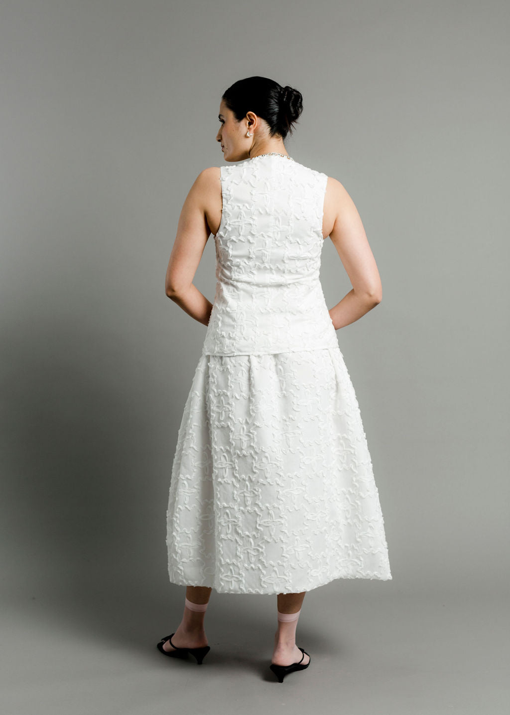 A Bronze Age Jayne Skirt, Classic A-Line Skirt with Pockets | Made in Canada-Skirts-abronzeage.com