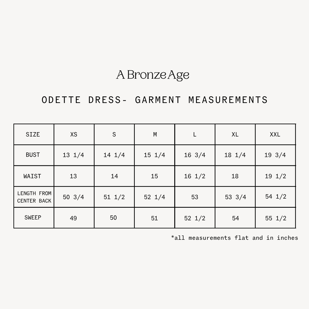 Fit and measurements