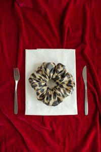 A Bronze Age Oversized Organza Hair Scrunchie, Canada-Hair-Leopard Gloss-LRG-abronzeage.com