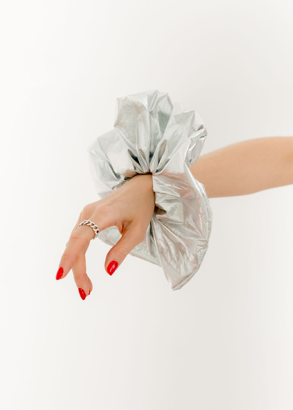 A Bronze Age Oversized Organza Hair Scrunchie, Canada-Hair-Mercury-LRG-abronzeage.com