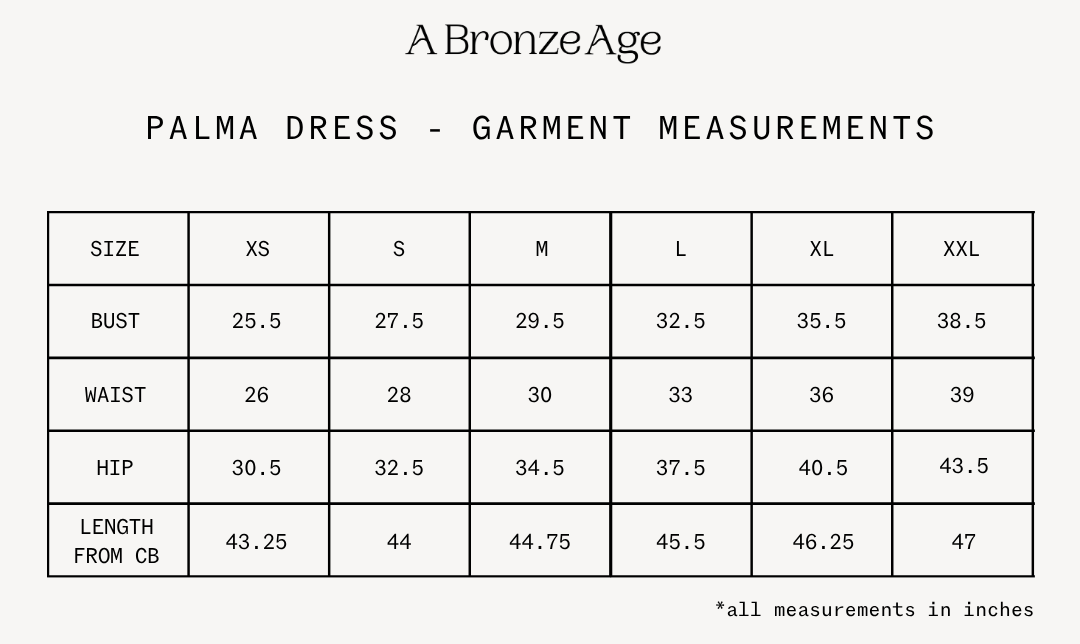 Fit and measurements