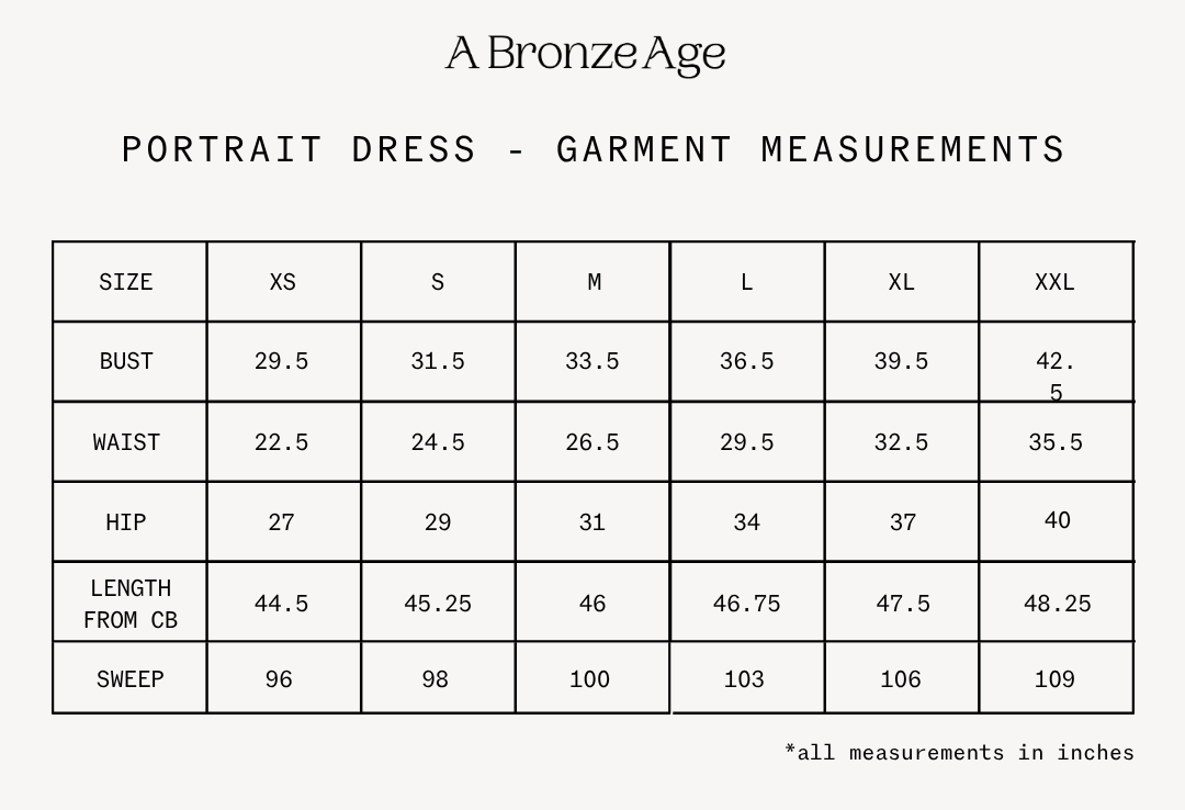 Fit and measurements