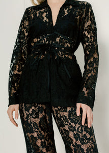 A Bronze Age Revel Wrap Top, Cotton Tie Shirt Blouse, Canada-Tops-abronzeage.com