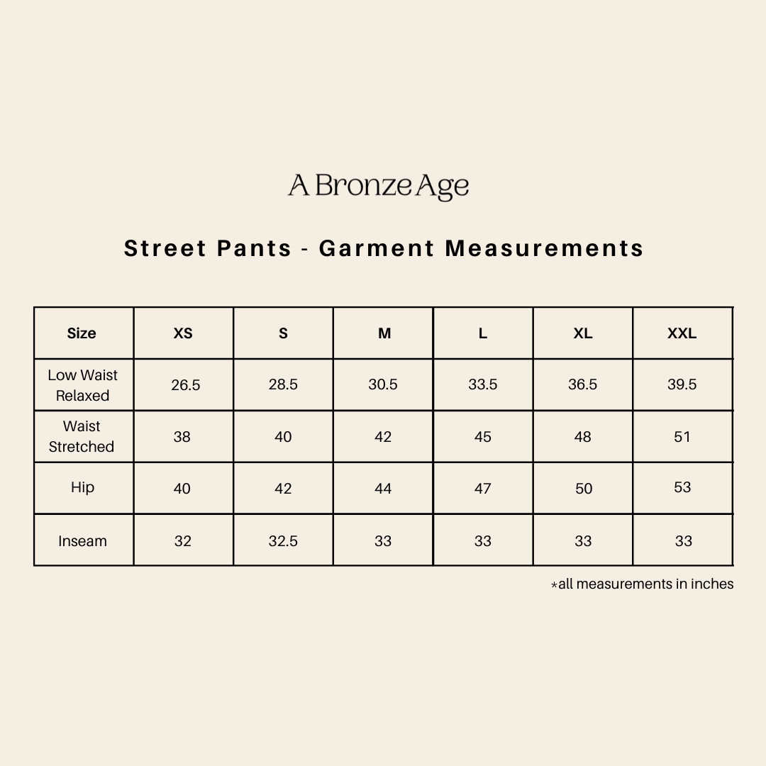 Fit and measurements